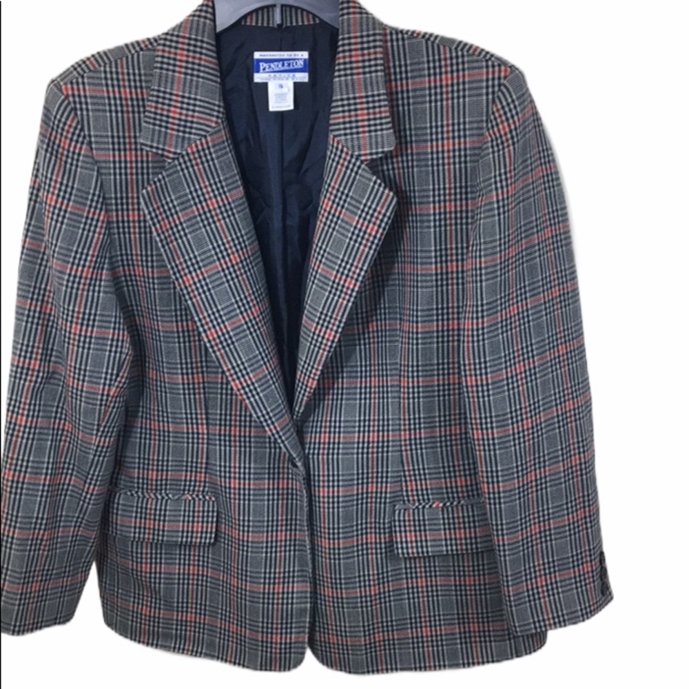 Pendleton Wool Blazer Sz 16 Petite